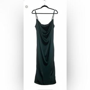 Elegant Forest Green Women's Dress